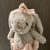 Gehaakt rokje en strikbandje voor medium jellycat konijn
