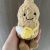 Gehaakt bananen hoedje en tasje voor peanut jellycat