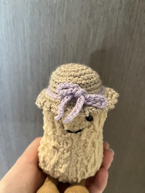 Gehaakt zomer hoedje voor peanut jellycat